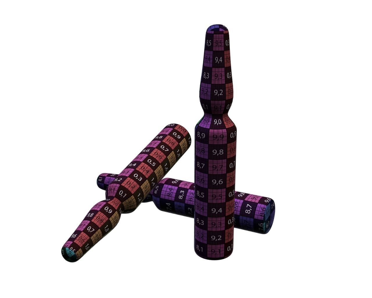 Medicine glass bottles for mock up p2 3D Model Collection_23