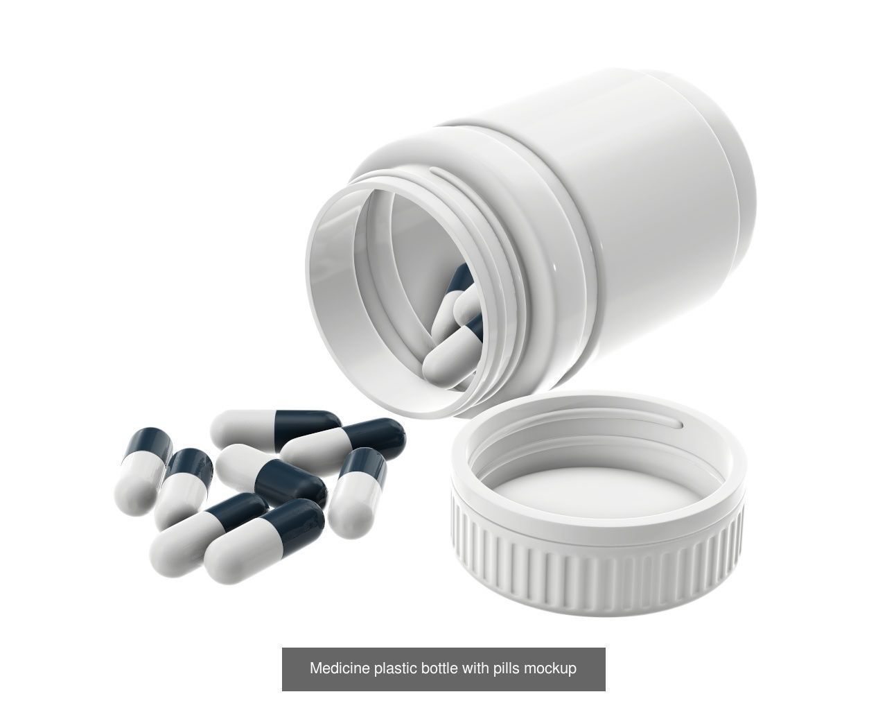 Medicine glass bottles for mock up p2 3D Model Collection_15