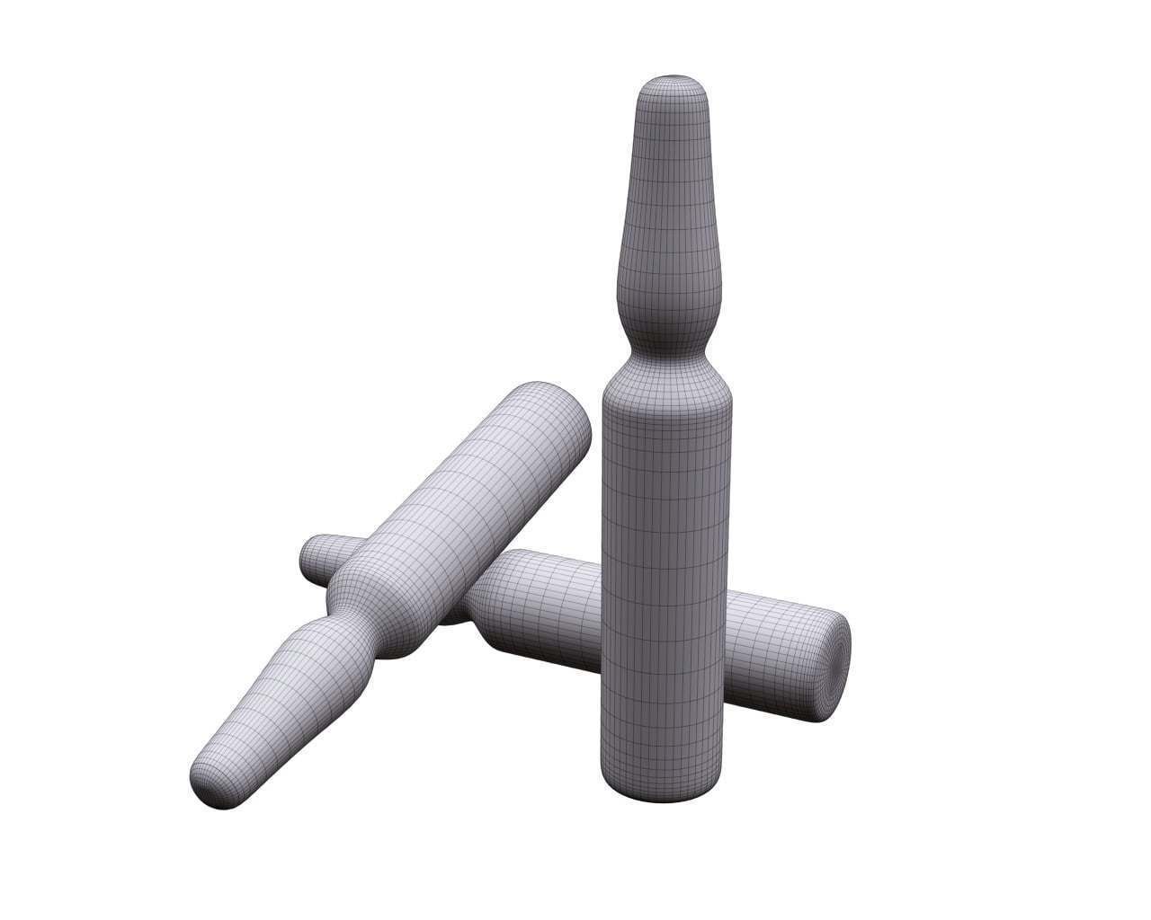 Medicine glass bottles for mock up p2 3D Model Collection_22