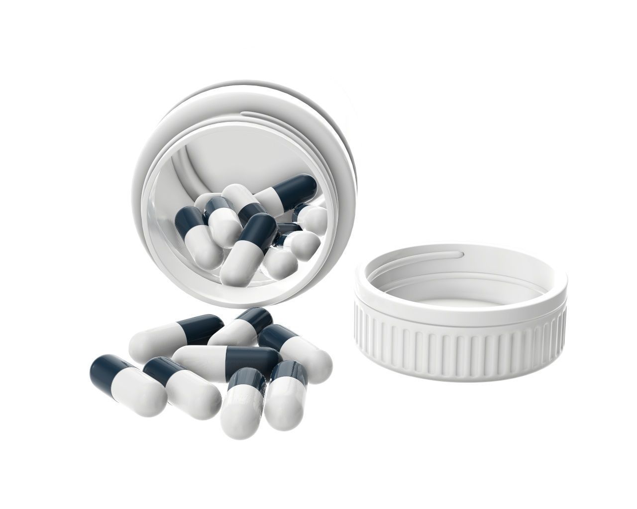 Medicine glass bottles for mock up p2 3D Model Collection_31