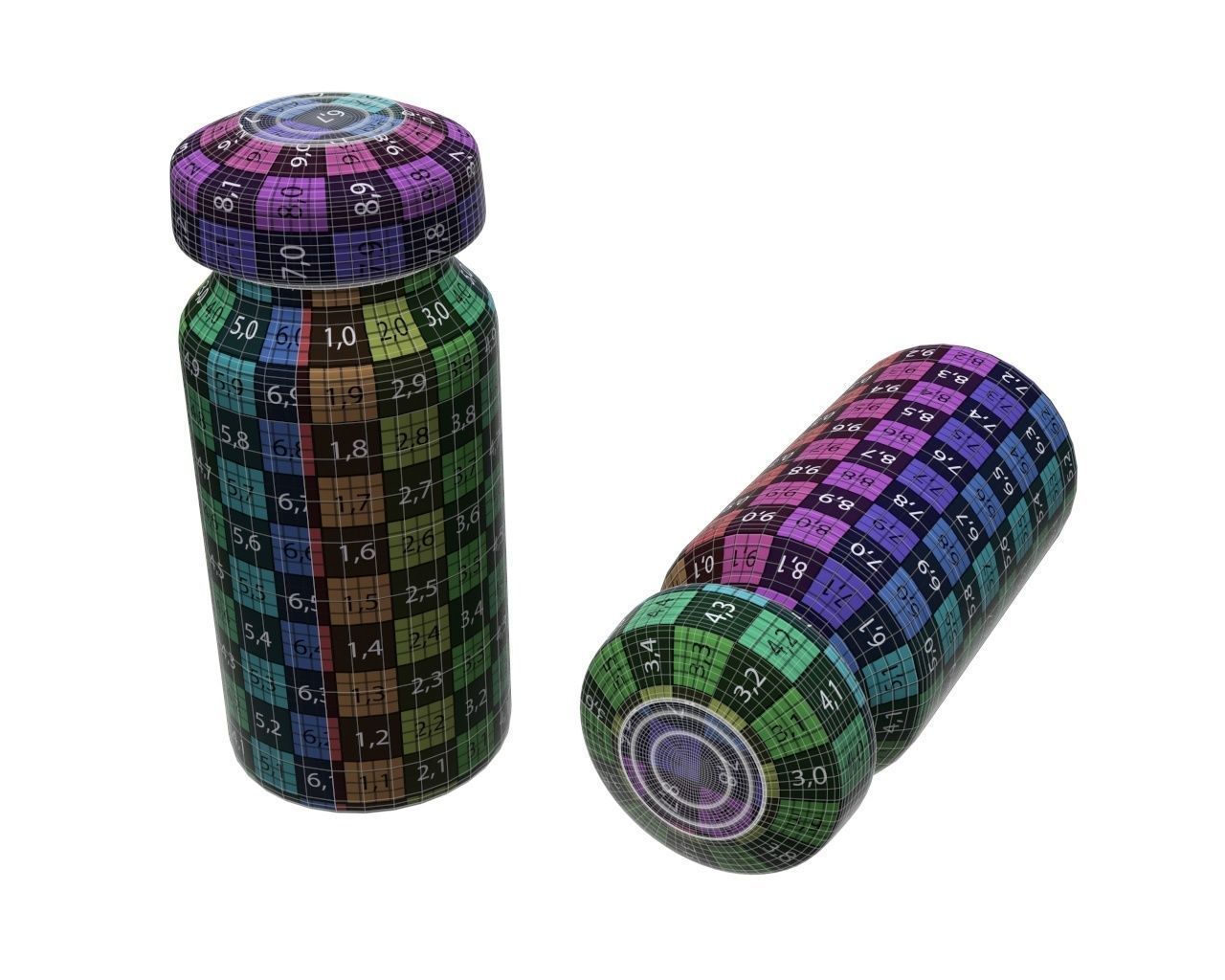 Medicine glass bottles for mock up p2 3D Model Collection_66