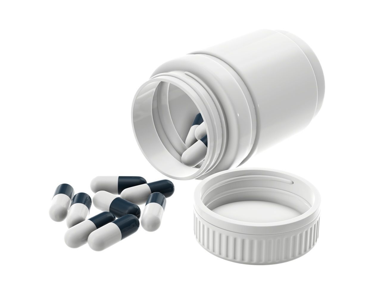 Medicine glass bottles for mock up p2 3D Model Collection_29