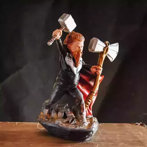 THOR ENDGAME - FAT LITTLE GOD OF THUNDER 3D print model