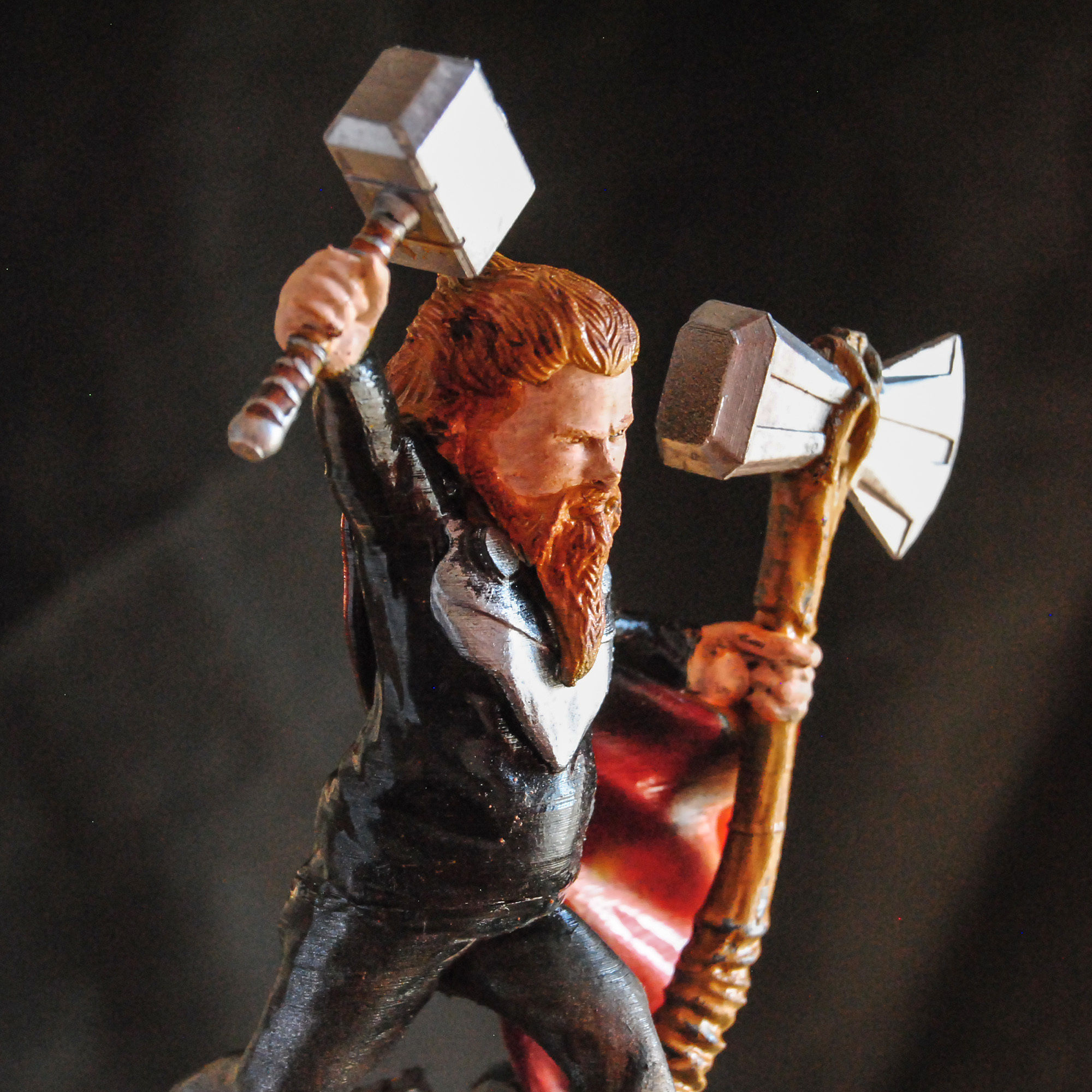 THOR ENDGAME - FAT LITTLE GOD OF THUNDER 3D print model_7