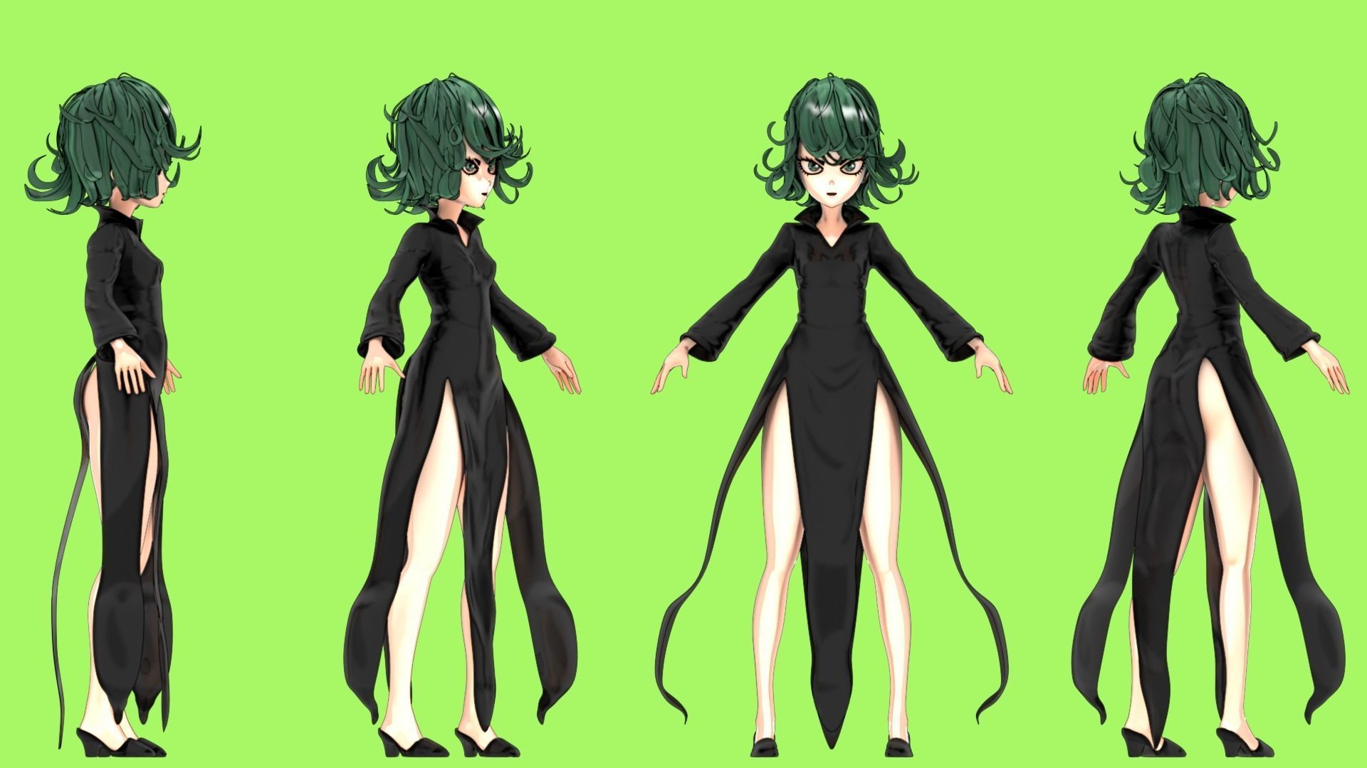 tatsumaki tornado of terror Low-poly 3D model_1