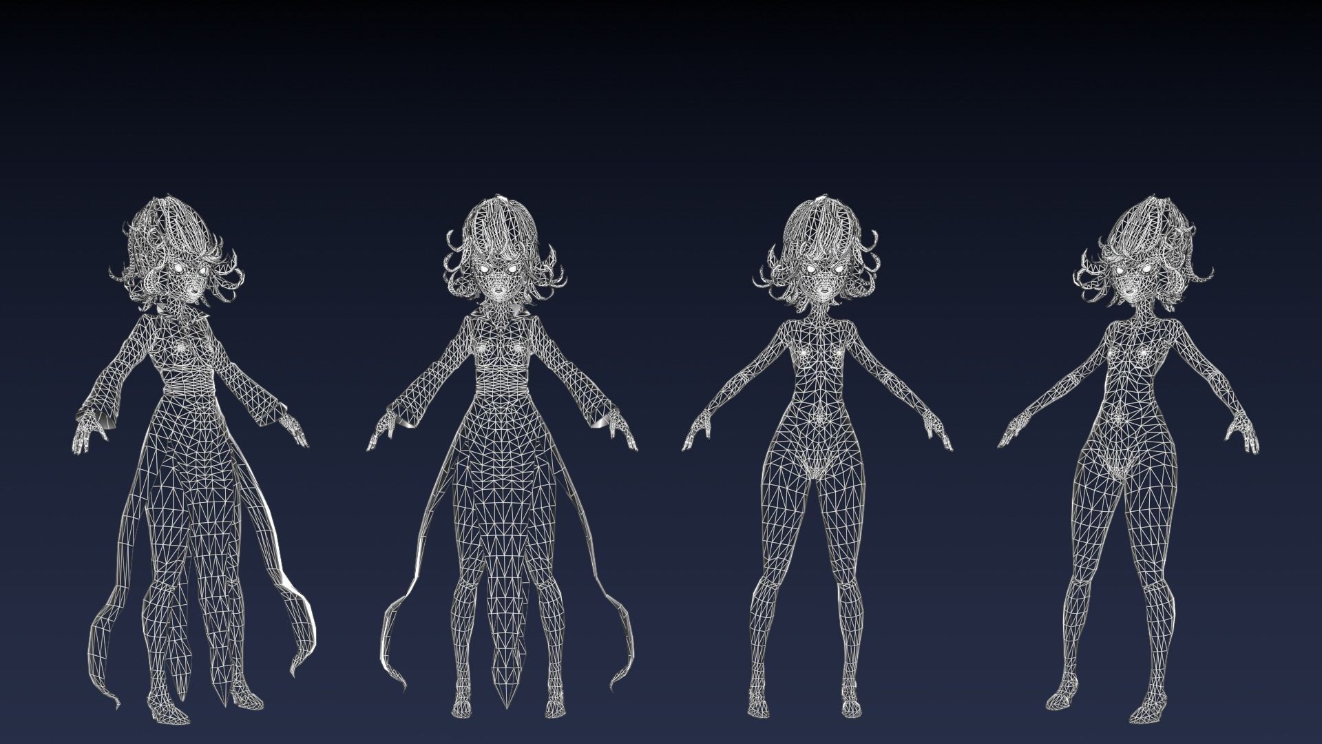 tatsumaki tornado of terror Low-poly 3D model_2