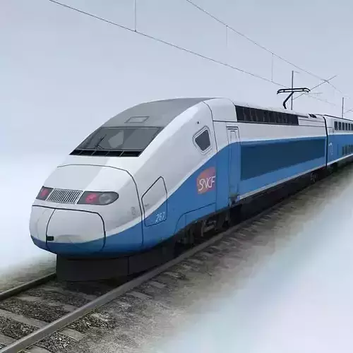 TGV Duplex Low-poly 3D model