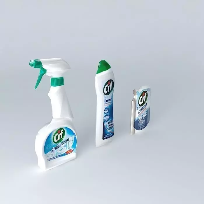 CIF Detergent Products Free 3D model