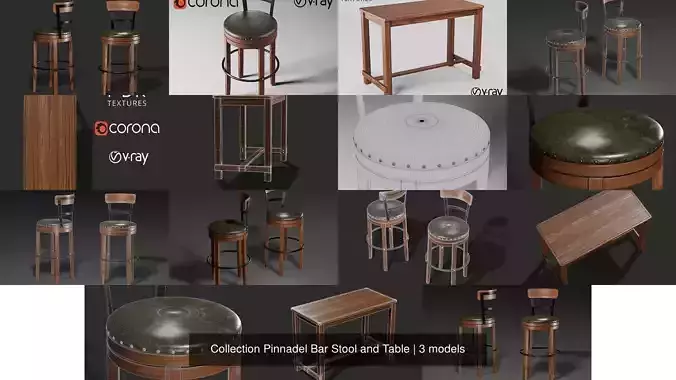 Pinnadel Bar Stool and Table