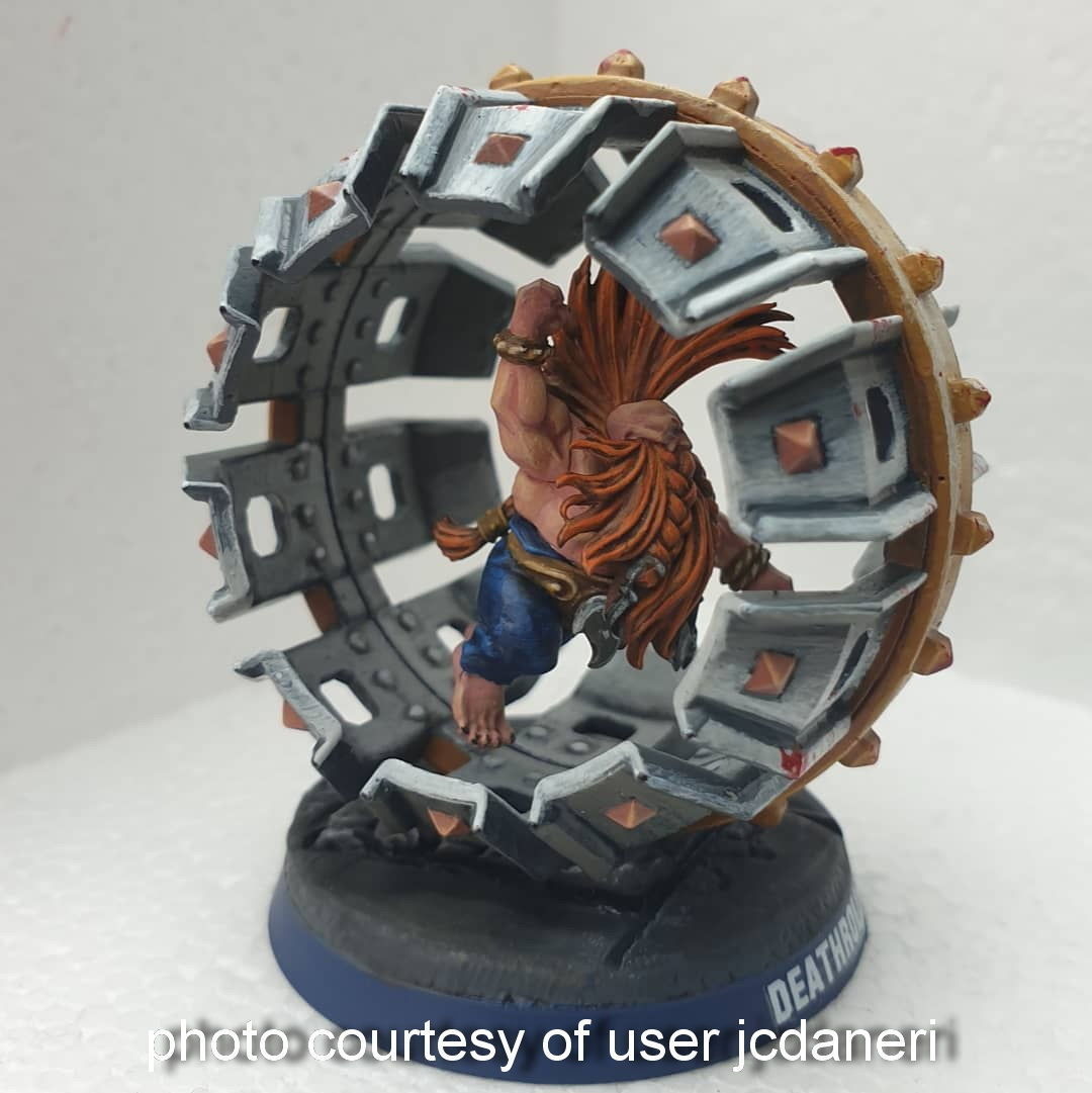 Dwarf hamster wheel of death - Fantasy Football 3D print model_5