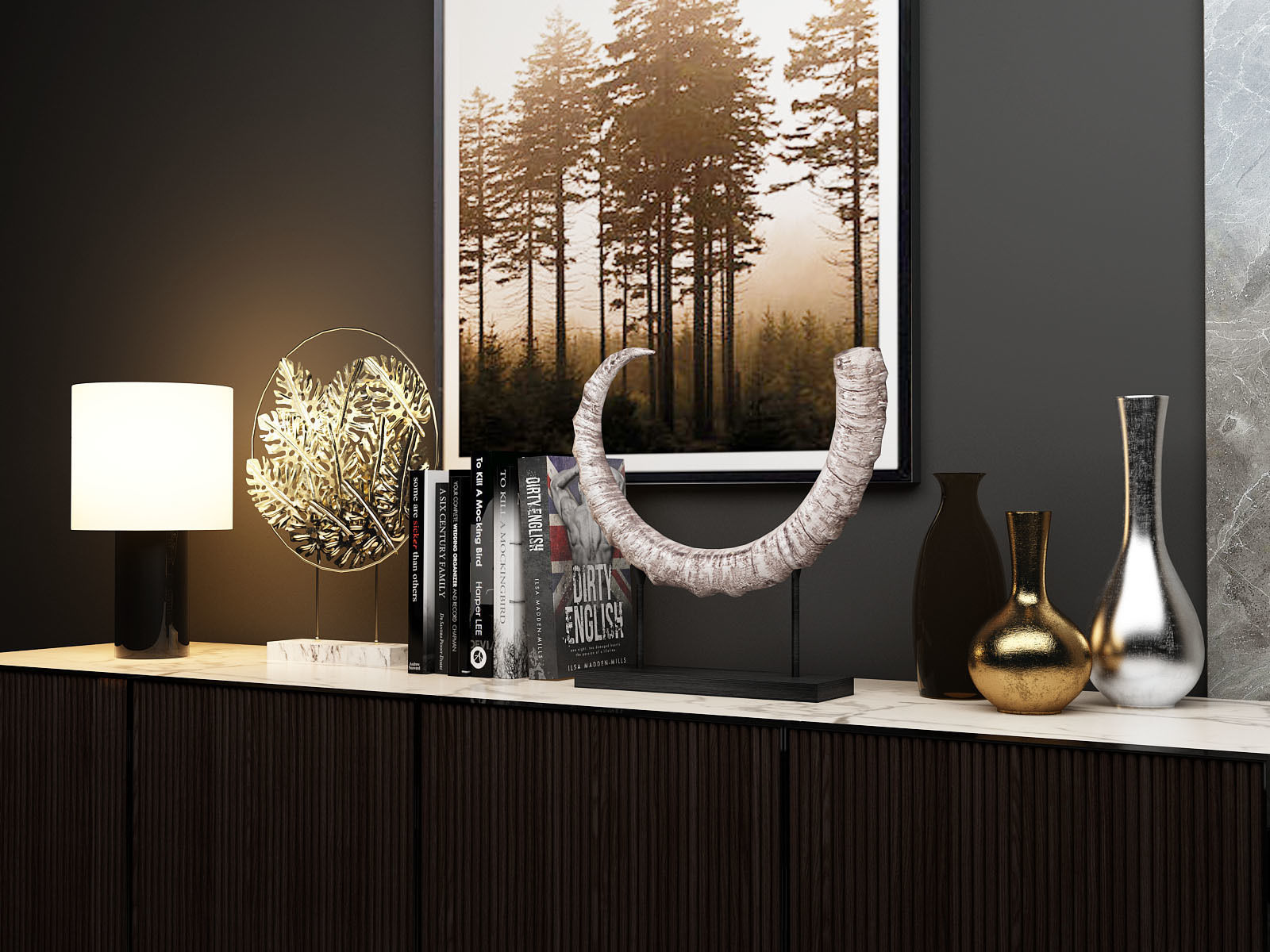 Display cabinet  3D model_3