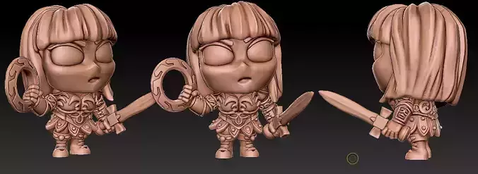 Xena Princess Warrior 3D print model