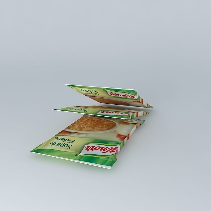 Knoor Instant Soup Free 3D model_1