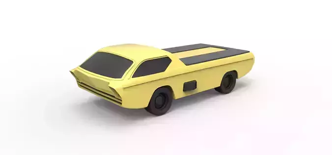 Dodge Deora 1967 Scale 1 to 24 3D print model