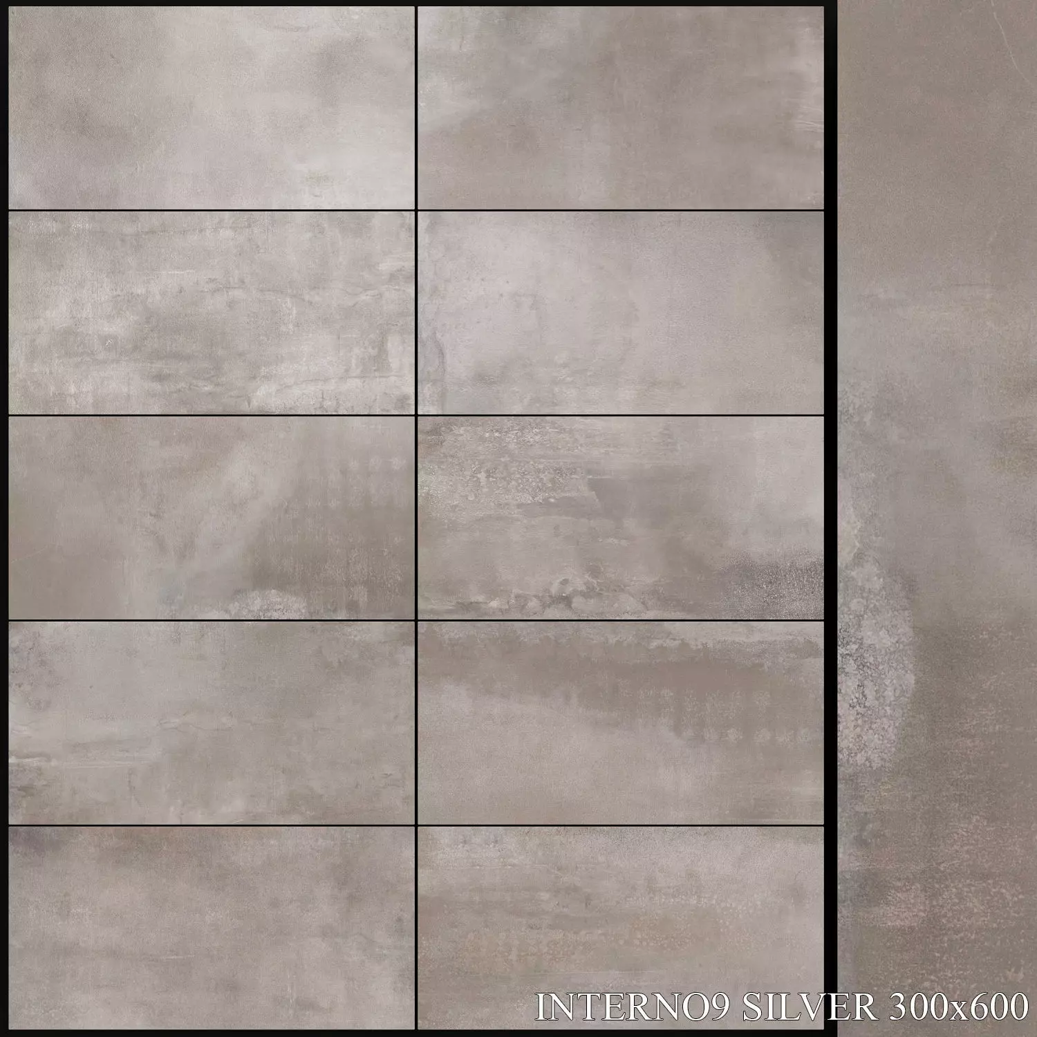 ABK Interno9 Silver 300x600 3D model_0