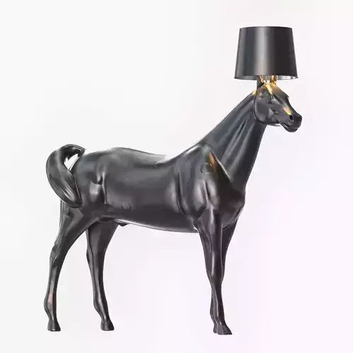 Moooi Horse Lamp Lowpoly plus  PBR textures Low-poly 3D model