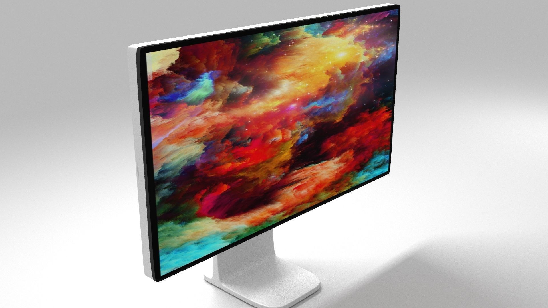 apple Pro Display XDR display middlepoly 3D model_4