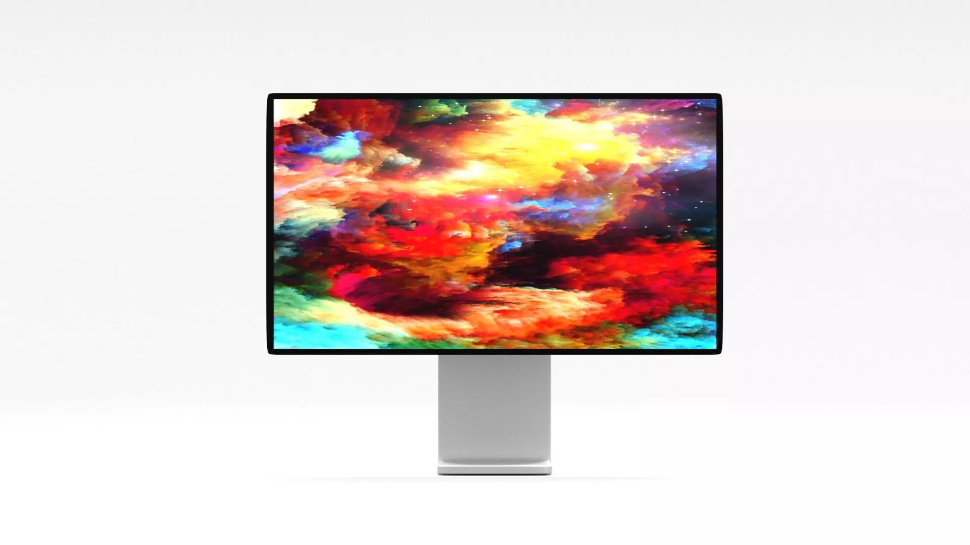 apple Pro Display XDR display middlepoly 3D model_0