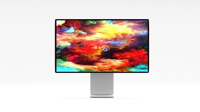 apple Pro Display XDR display middlepoly 3D model