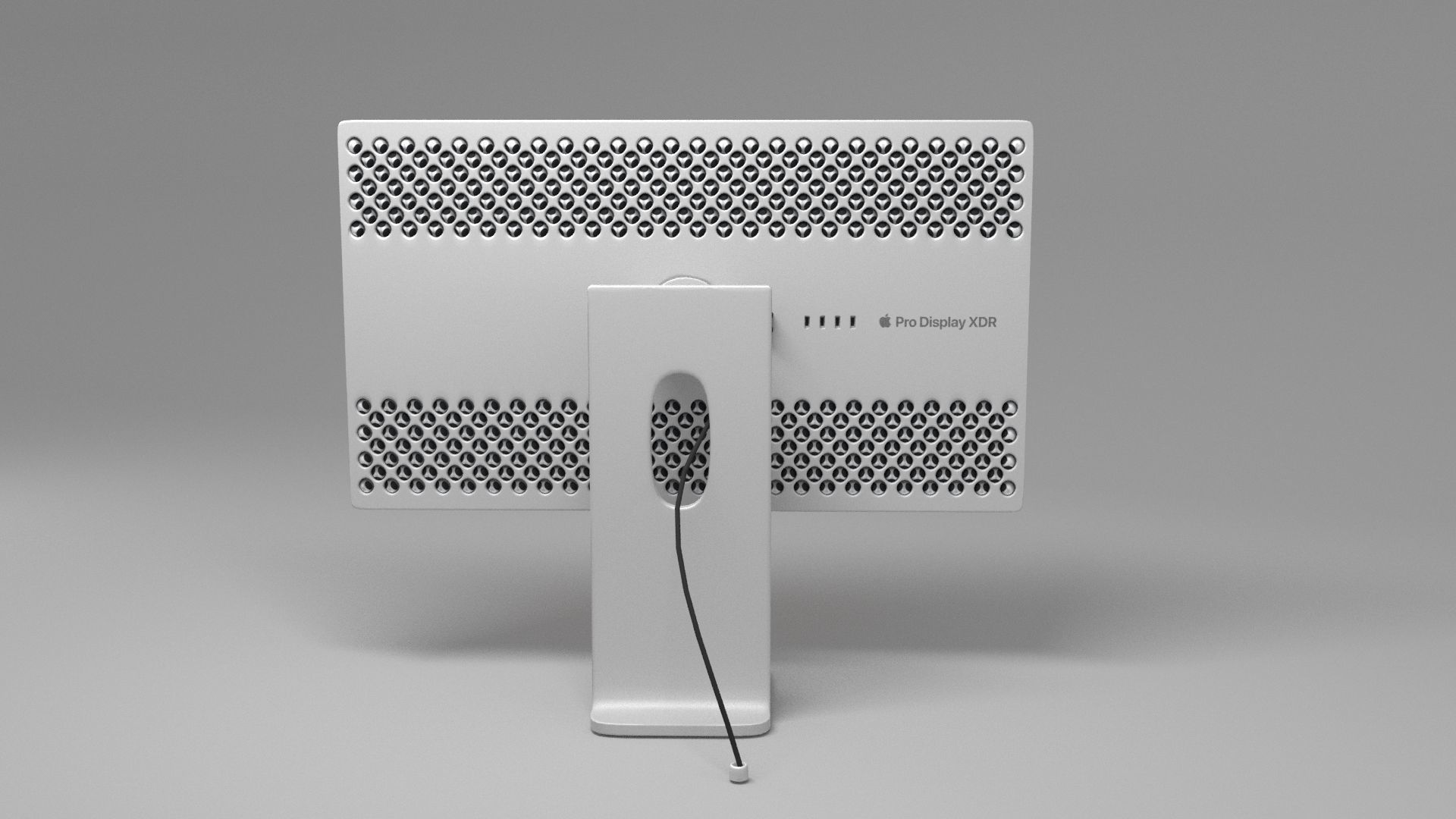 apple Pro Display XDR display middlepoly 3D model_3