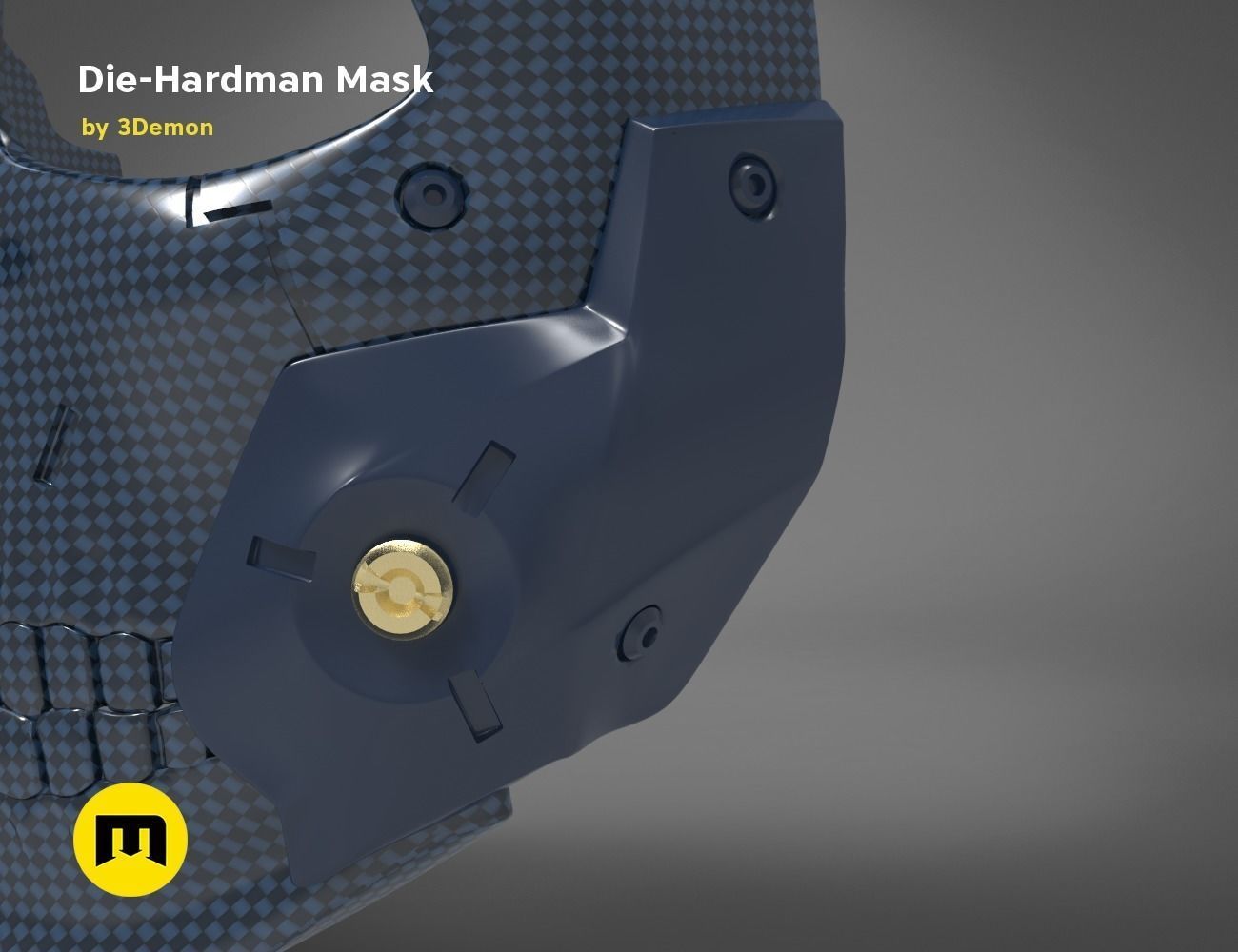 Die-Hardman mask - Death Stranding 3D print model_6