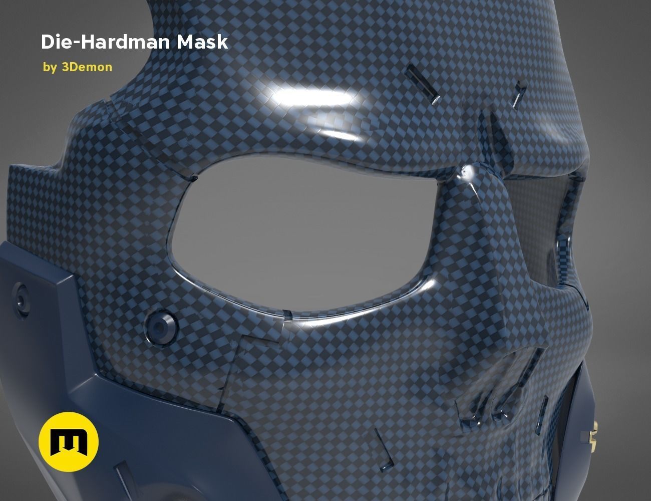 Die-Hardman mask - Death Stranding 3D print model_7
