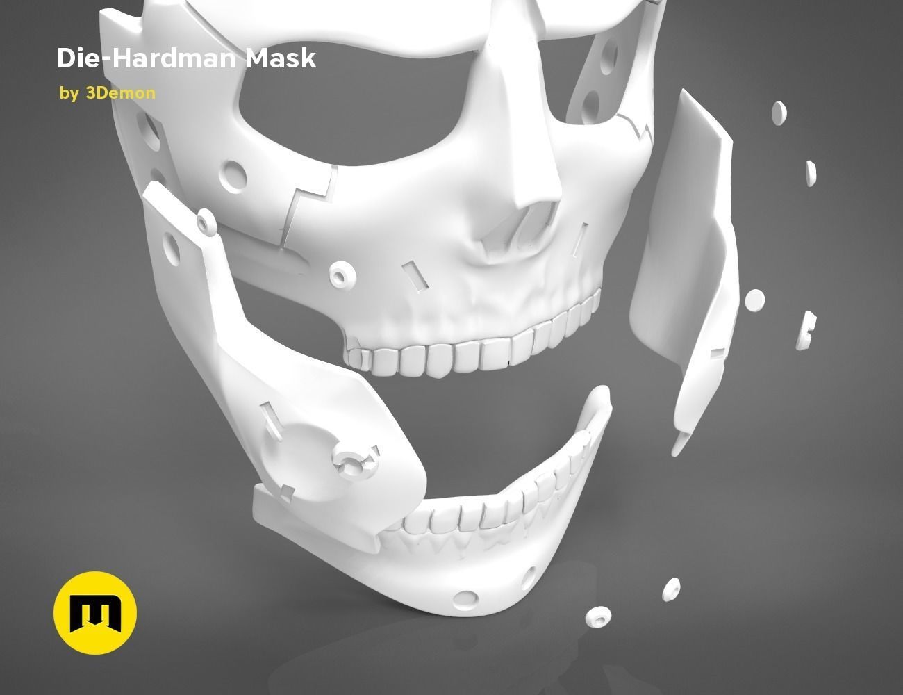 Die-Hardman mask - Death Stranding 3D print model_9