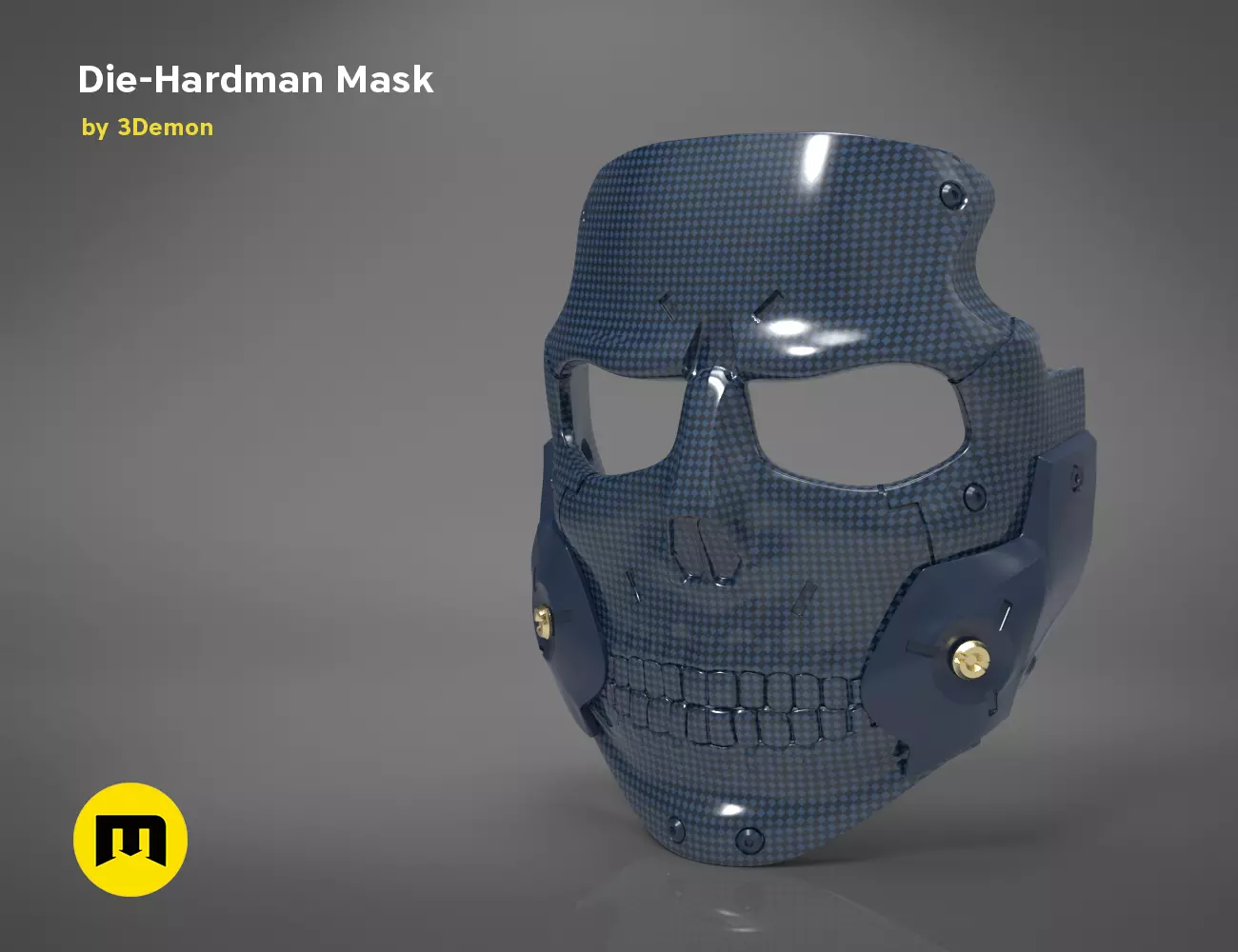 Die-Hardman mask - Death Stranding 3D print model_2