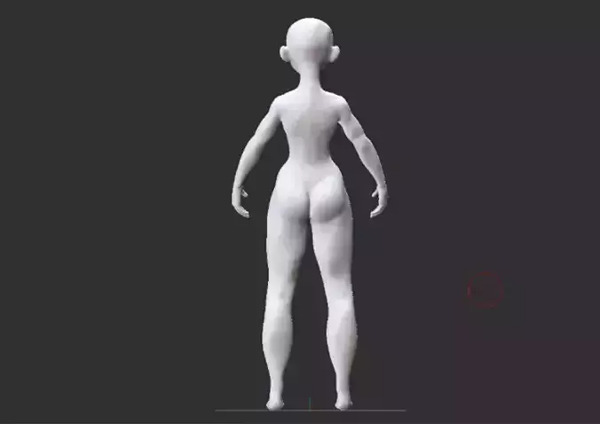 Female Base  3D model