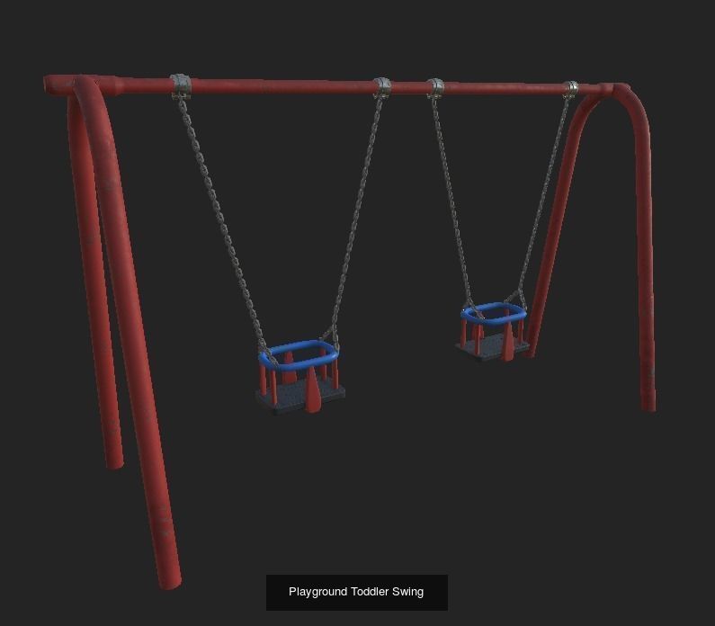 Playground Pack 1 3D Model Collection_28