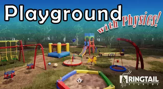 Playground Pack 1 3D Model Collection