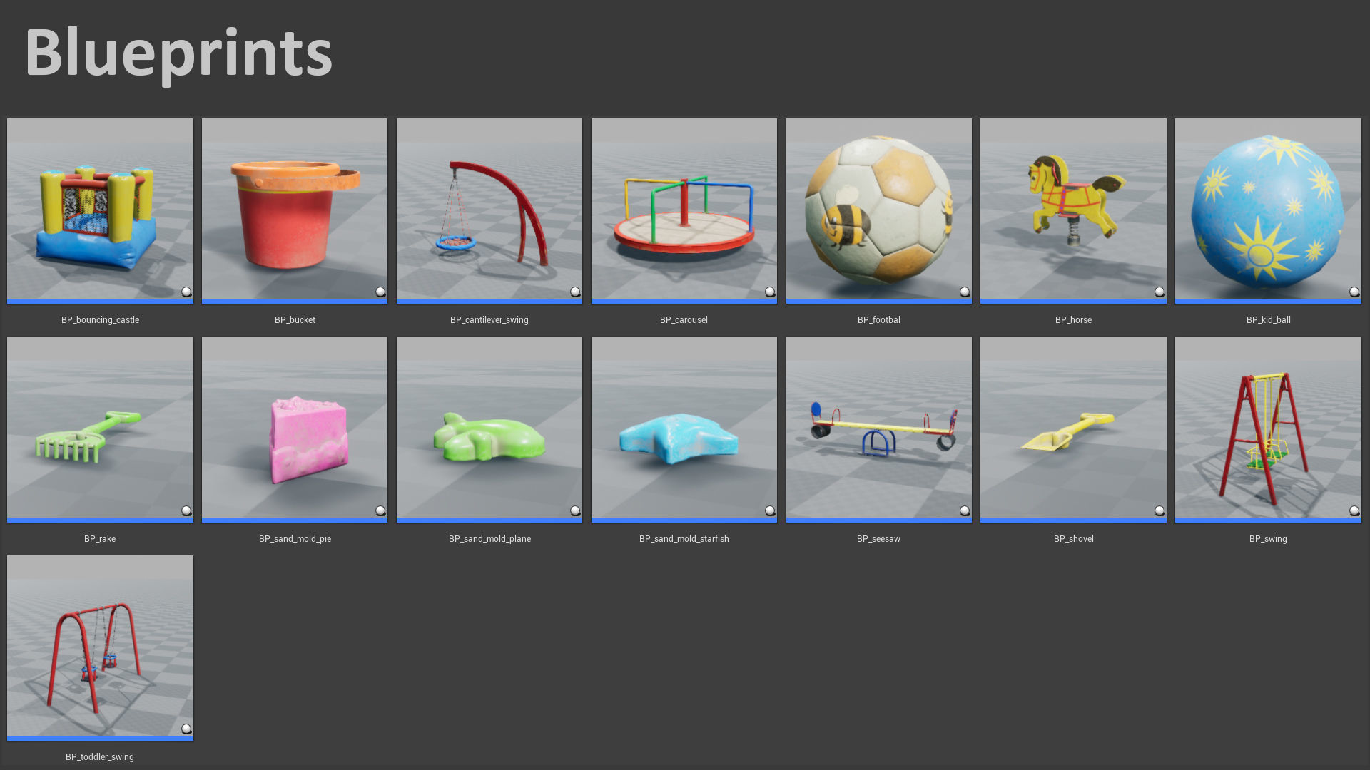Playground Pack 1 3D Model Collection_19