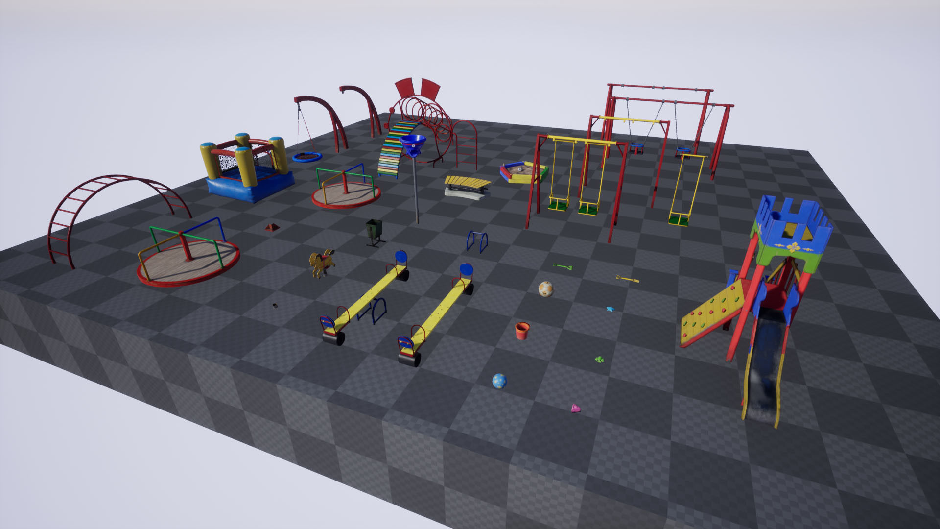 Playground Pack 1 3D Model Collection_38