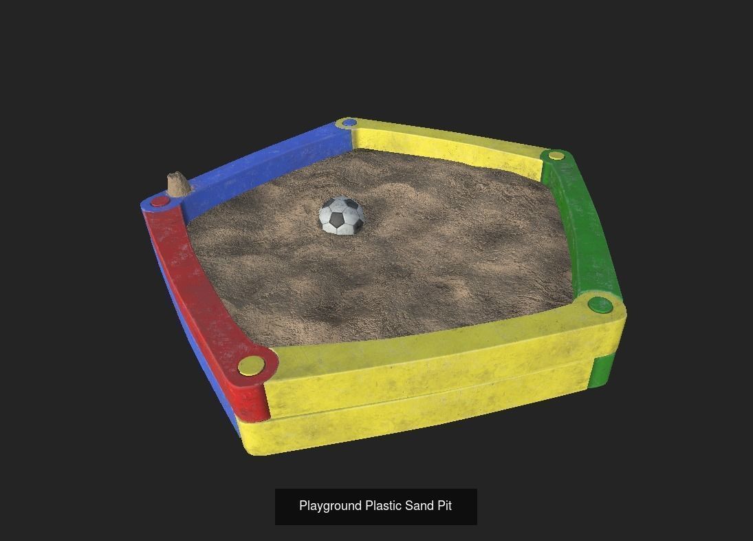 Playground Pack 1 3D Model Collection_16