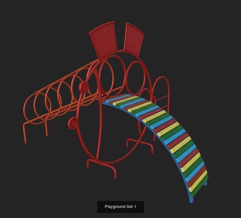 Playground Pack 1 3D Model Collection_34