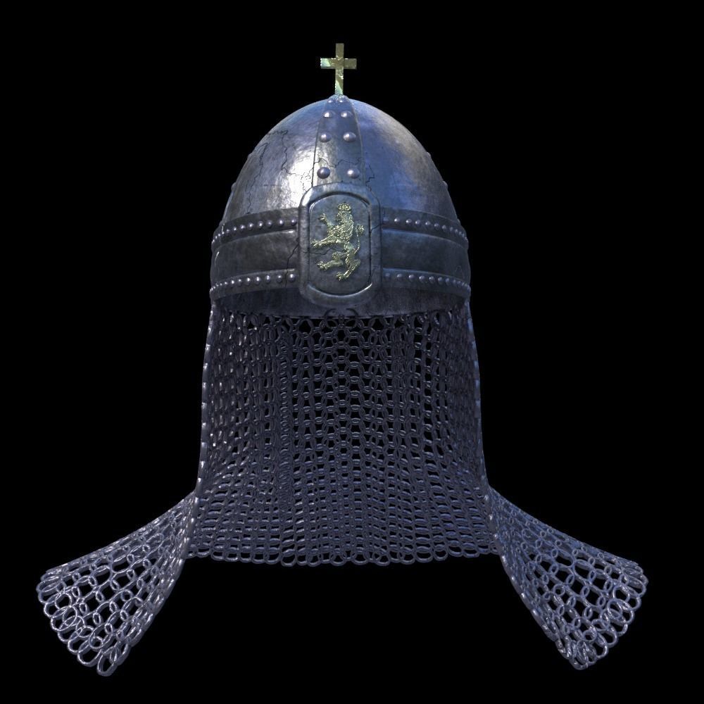 Warrior Helmet 3D print model_4