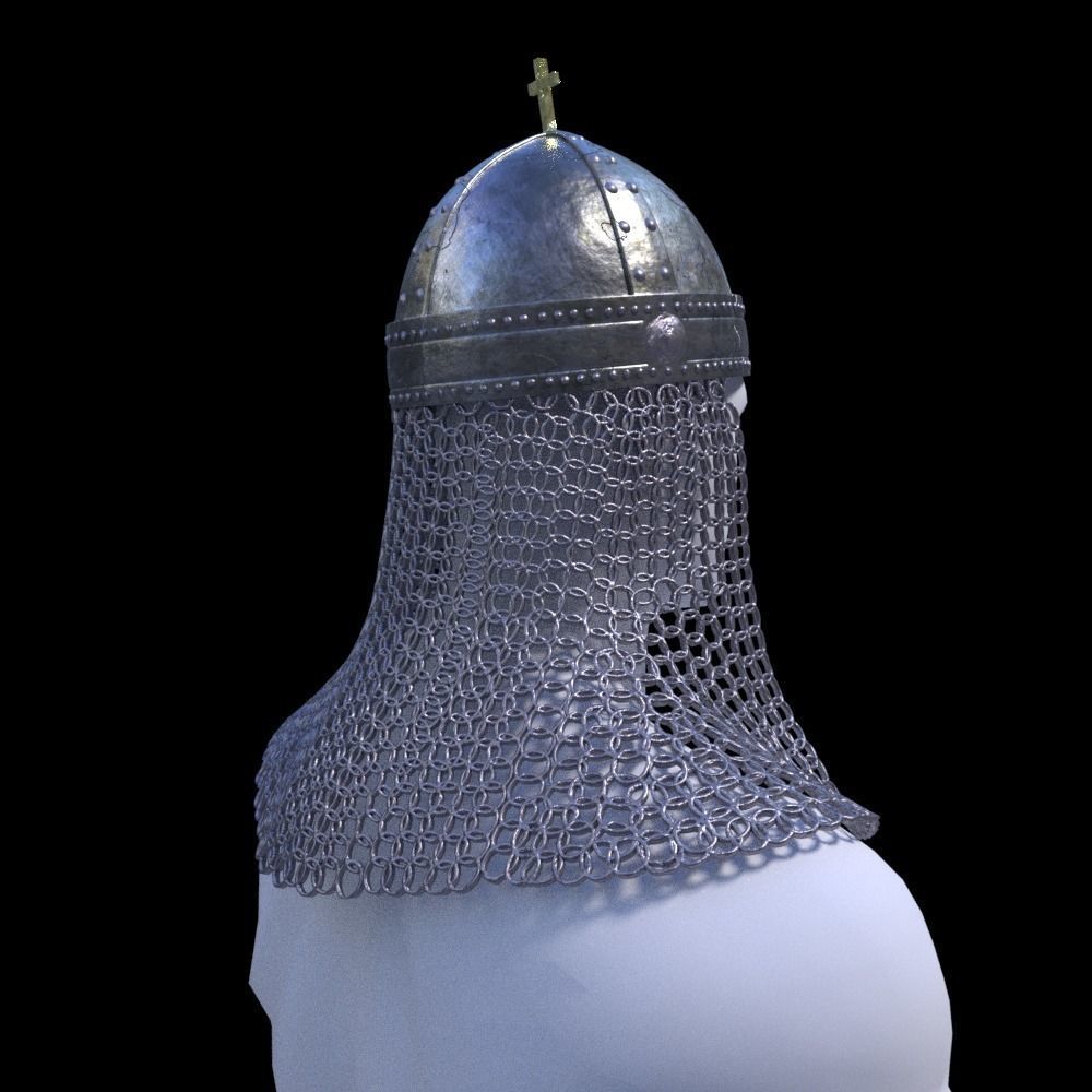 Warrior Helmet 3D print model_1