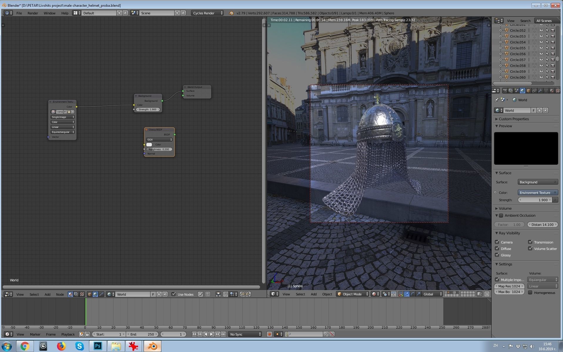 Warrior Helmet 3D print model_9