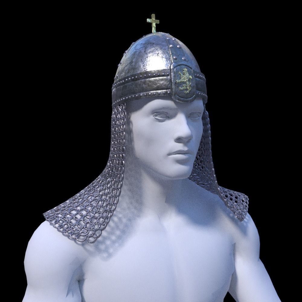 Warrior Helmet 3D print model_10