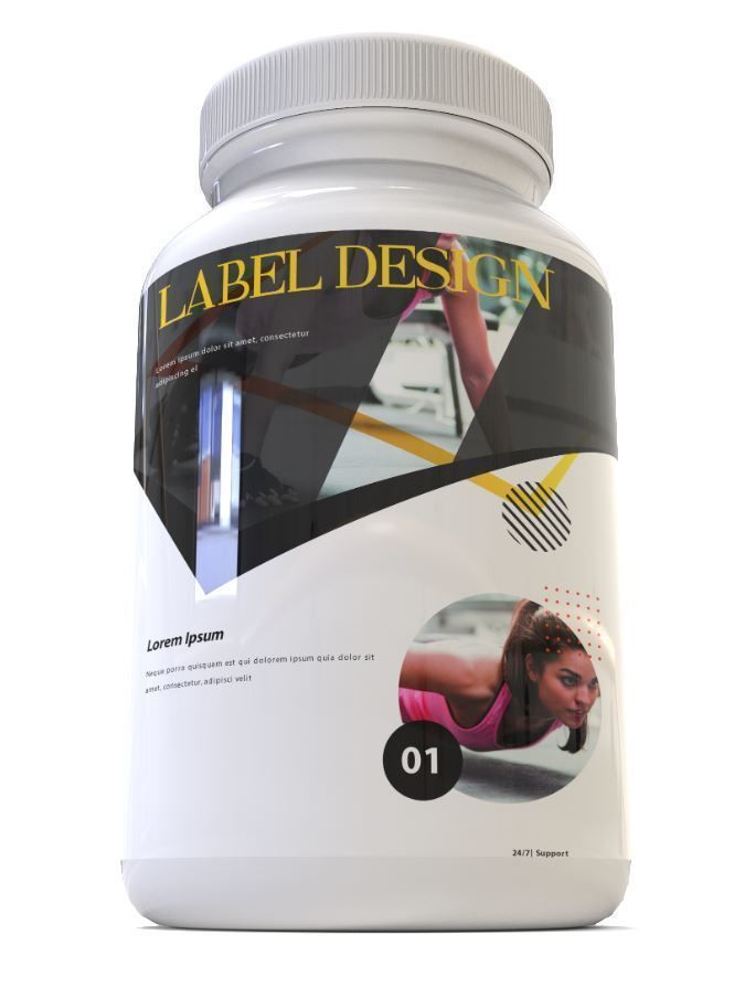 Medical Bottle 3D model_2