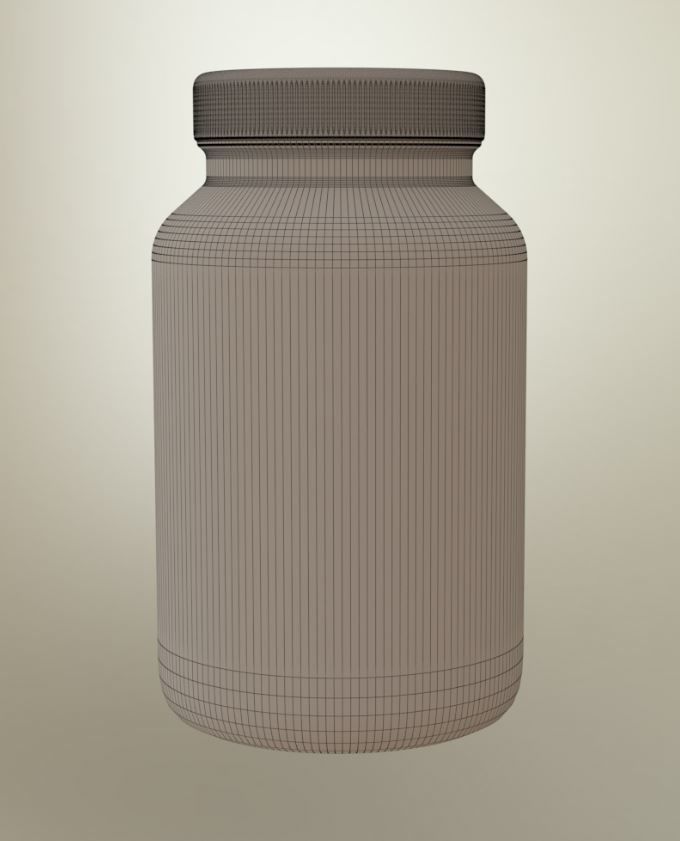 Medical Bottle 3D model_3