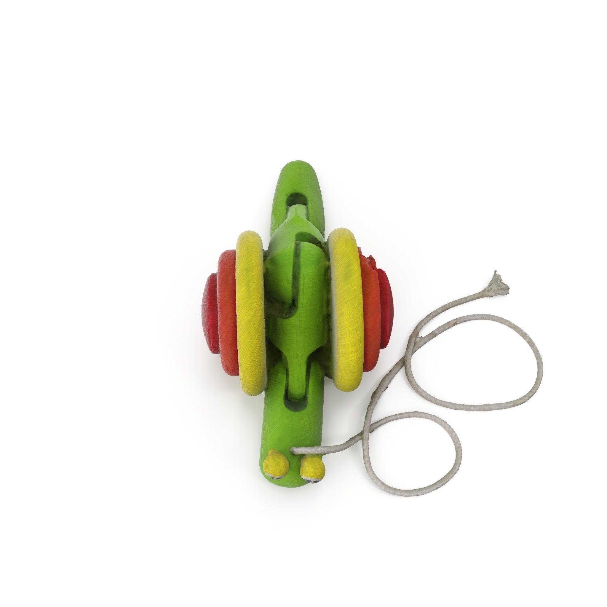 Wooden Toy 02 - Medium and High Poly Version 3D model_7