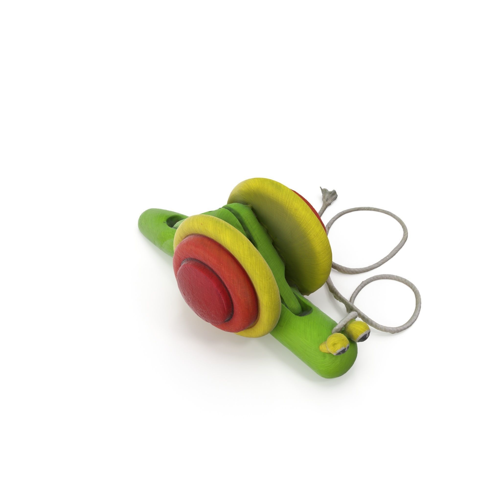 Wooden Toy 02 - Medium and High Poly Version 3D model_10