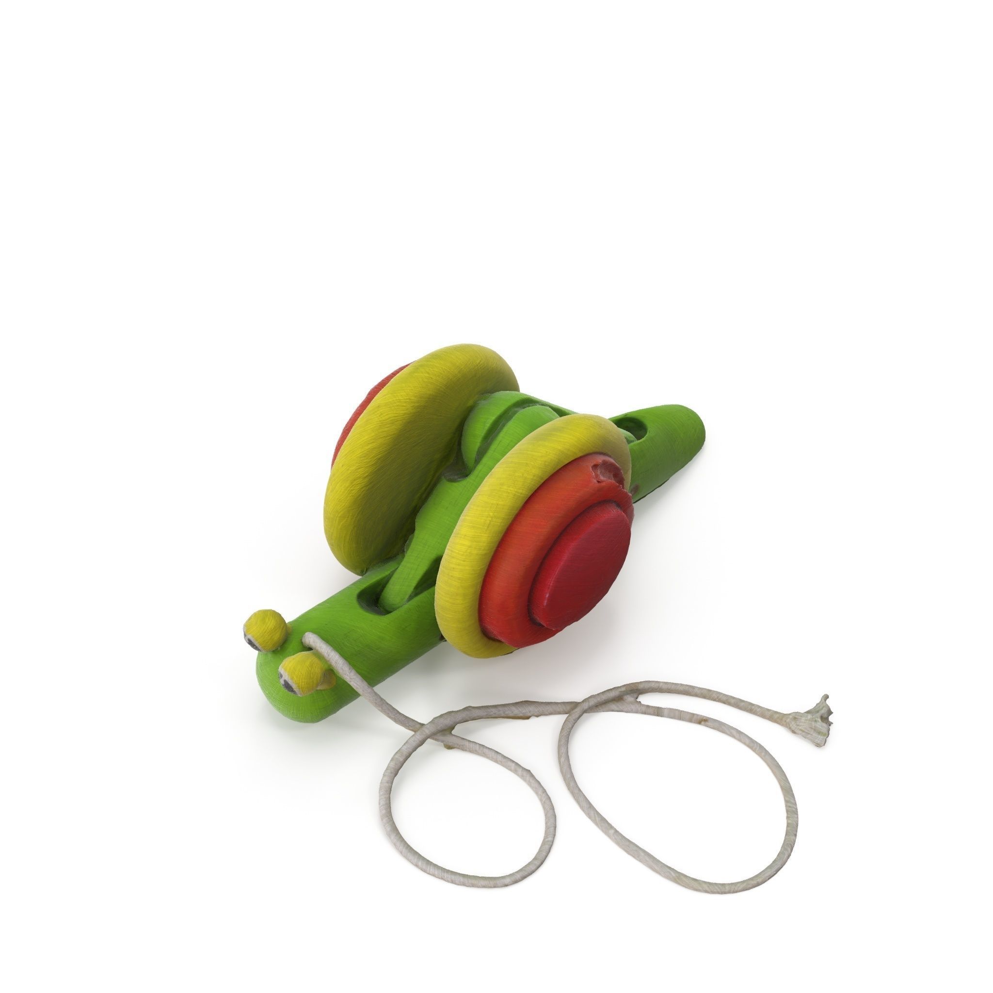 Wooden Toy 02 - Medium and High Poly Version 3D model_11