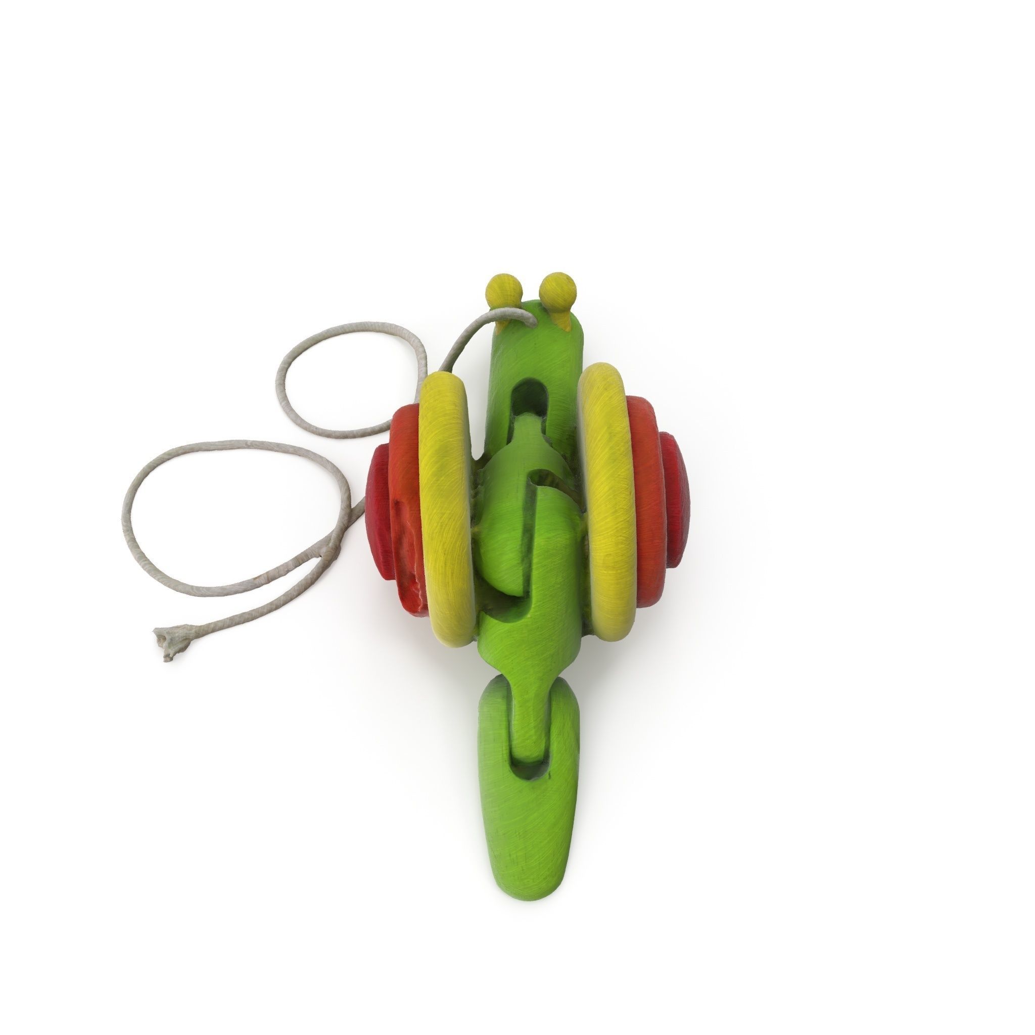 Wooden Toy 02 - Medium and High Poly Version 3D model_6