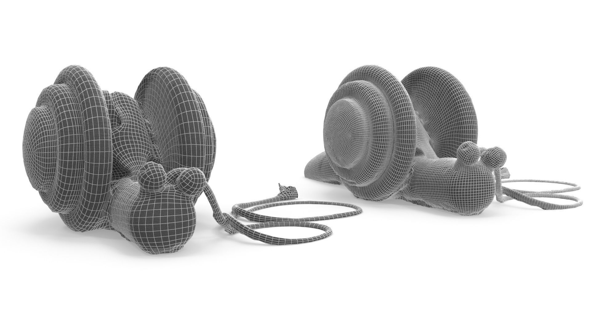 Wooden Toy 02 - Medium and High Poly Version 3D model_4