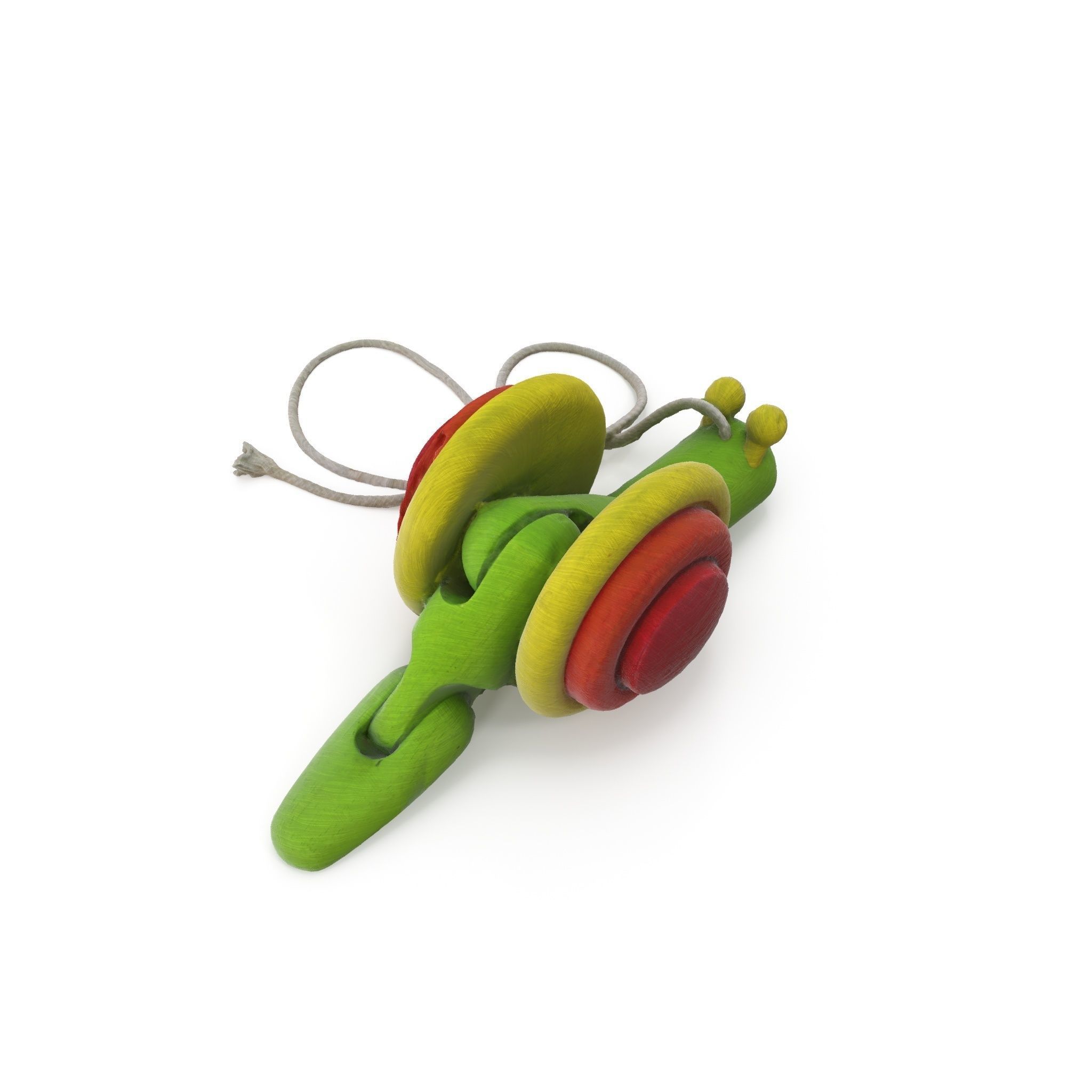 Wooden Toy 02 - Medium and High Poly Version 3D model_8