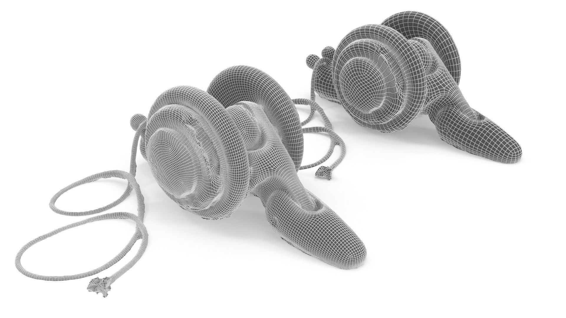 Wooden Toy 02 - Medium and High Poly Version 3D model_2