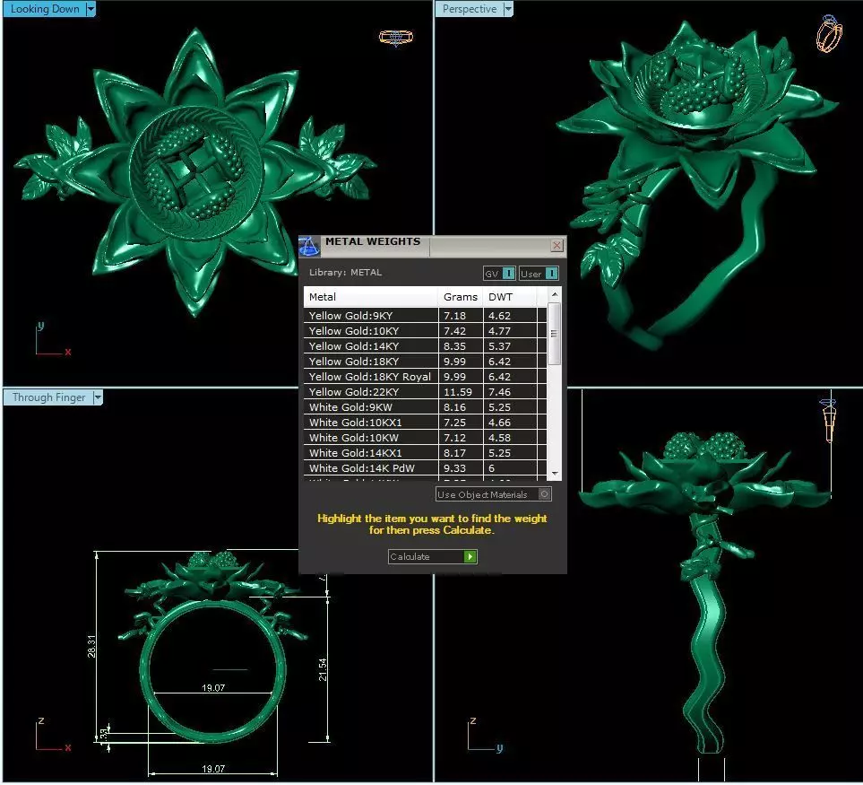 Lotus flower 3D print model