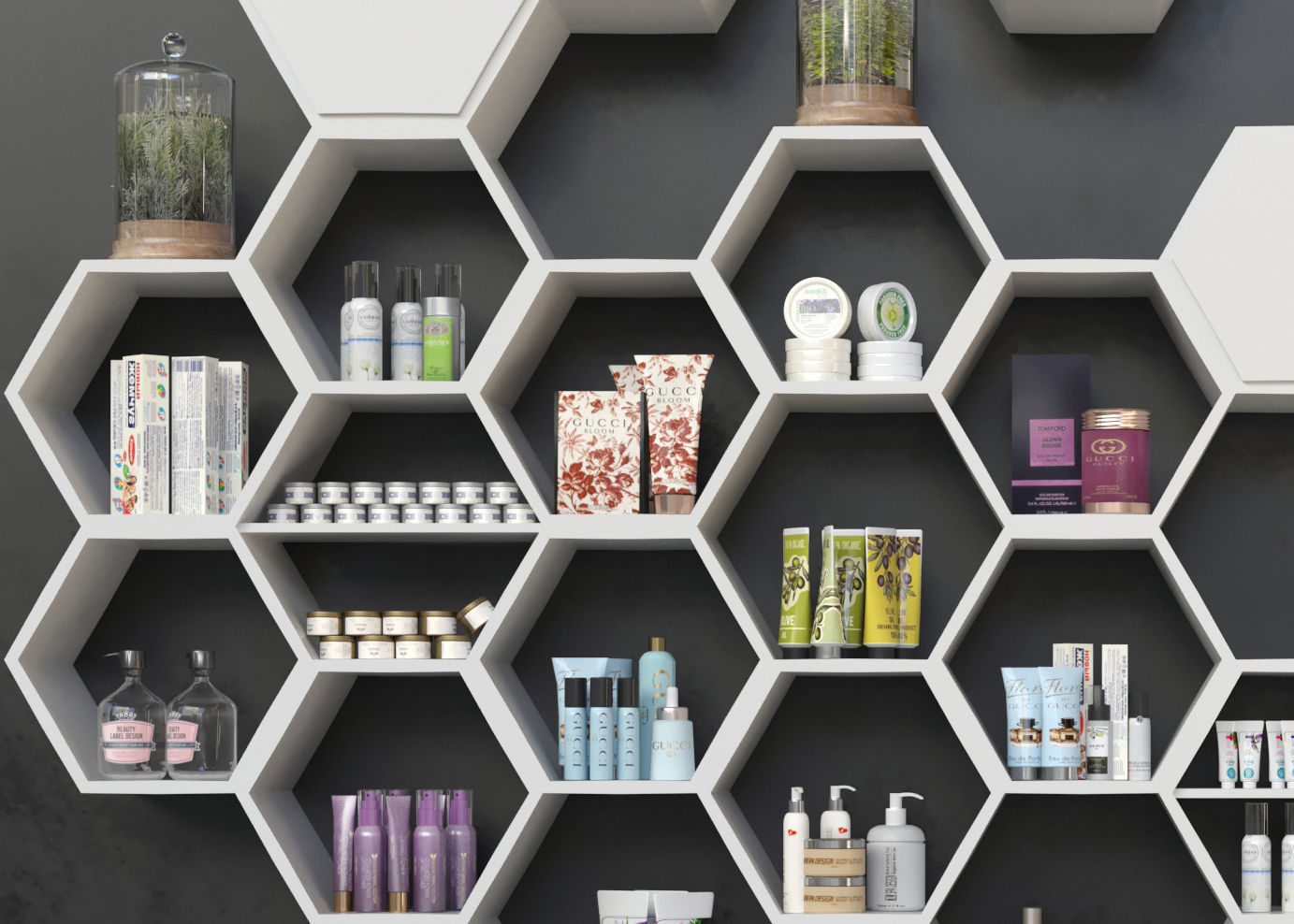 Cosmetics for salon 11 3D model_3